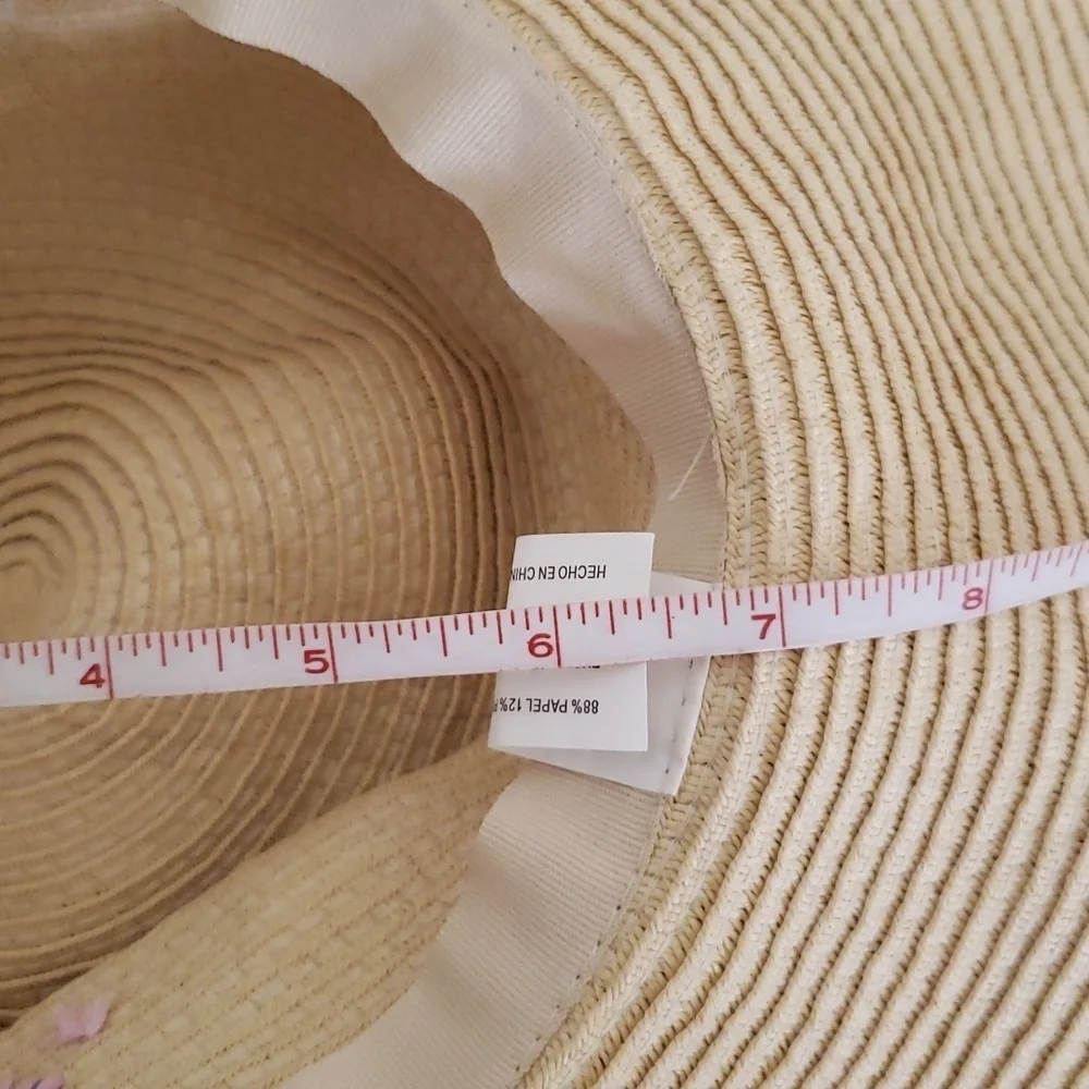 Target| Embroidered Summer Floppy Hat Tan